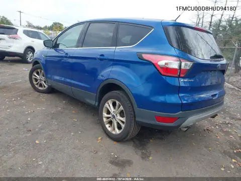 1FMCU0GD8HUD94180 — 2017 Ford Escape, Desgaste normal, fotos antes de reparar