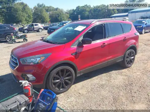 1FMCU0GD4HUD83953 — 2017 Ford Escape, ფოტო 3, IAAI 20.10.2026, ბუნებრივი ცვეთა