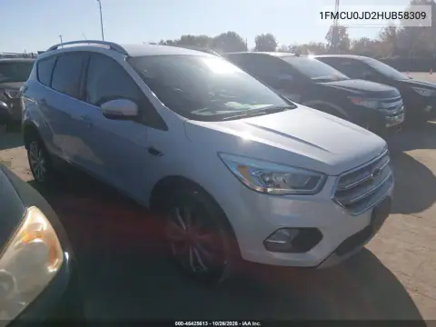 1FMCU0JD2HUB58309 — 2017 Ford Escape, Desgaste normal, fotos antes de reparar