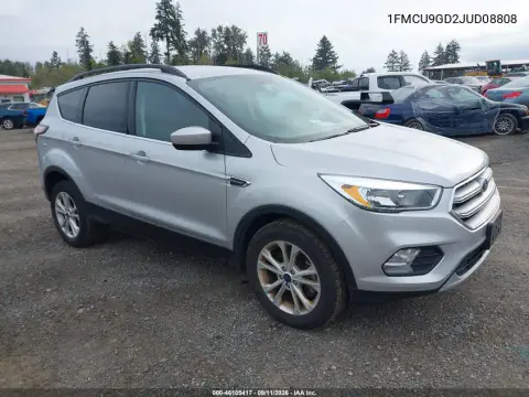 2018 Ford Escape Se VIN 1FMCU9GD2JUD08808 фото 2