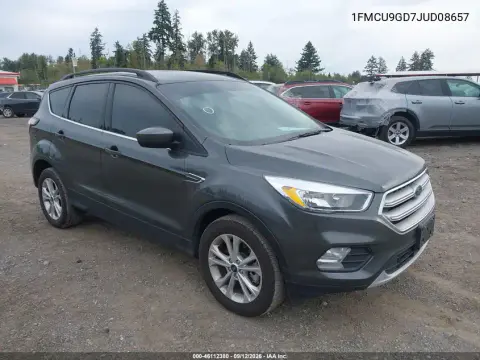 2018 Ford Escape Se VIN 1FMCU9GD7JUD08657 фото 2