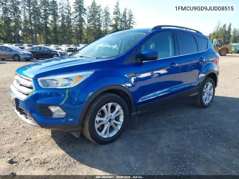 2018 Ford Escape Se VIN 1FMCU9GD9JUD08515 фото 3