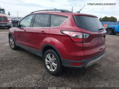 1FMCU0GD3JUD58337 — 2018 Ford Escape, zdjęcie 3 z IAAI, Normalne zużycie