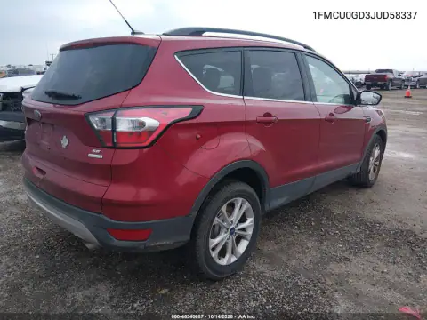 1FMCU0GD3JUD58337 — 2018 Ford Escape, zdjęcie 4 z IAAI, Normalne zużycie