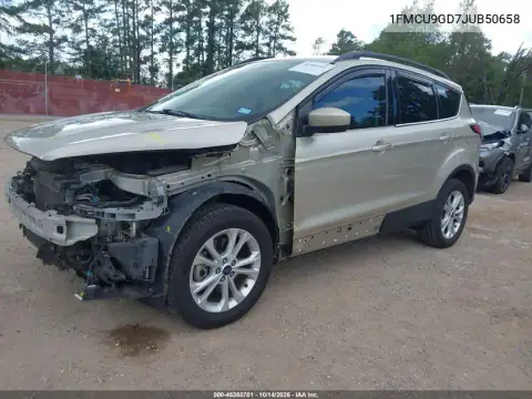 1FMCU9GD7JUB50658 — 2018 Ford Escape, photo 3 from IAAI, Front end