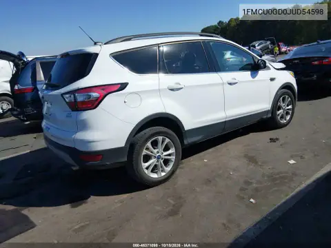 1FMCU0GD0JUD54598 — 2018 Ford Escape, фото 5 с аукциона IAAI, ПЕРЕДНЯЯ ЧАСТЬ