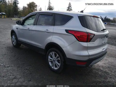 1FMCU9GD5KUB63586 — 2019 Ford Escape, фото 4 з IAAI, Звичайний знос