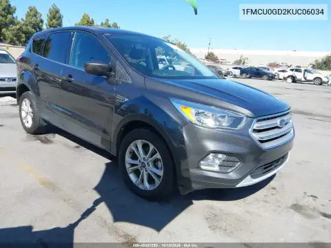 1FMCU0GD2KUC06034 — 2019 Ford Escape, Normalne zużycie, zdjęć przed naprawą