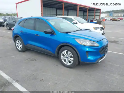 1FMCU0F68LUC66548 — 2020 Ford Escape, photo 2 from IAAI, Left front