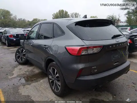 1FMCU9G65MUA48314 — 2021 Ford Escape, foto 3 de IAAI, Delantera izquierda