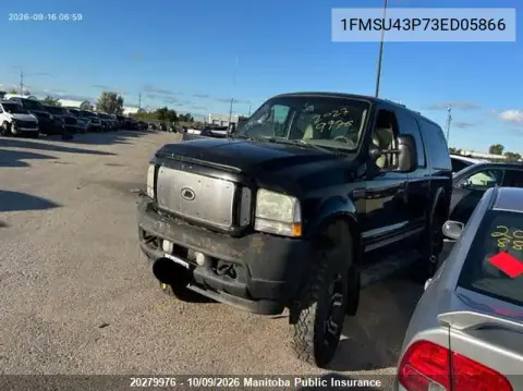 2003 Ford Excursion Limited VIN 1FMSU43P73ED05866 фото 2