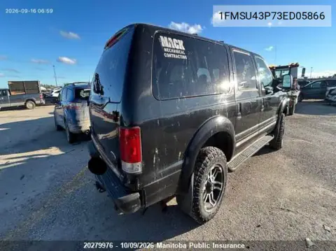 2003 Ford Excursion Limited VIN 1FMSU43P73ED05866 фото 3