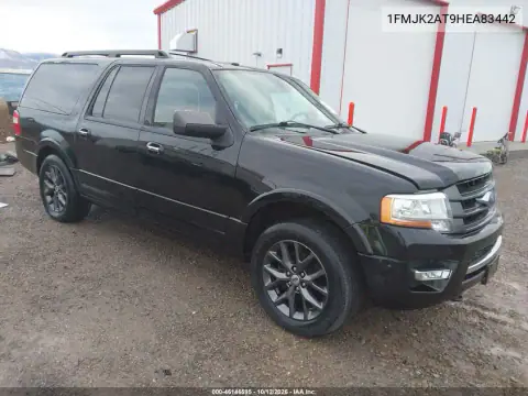 1FMJK2AT9HEA83442 — 2017 Ford Expedition, Delantera derecha, fotos antes de reparar