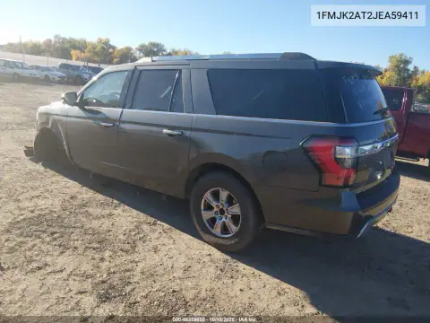 1FMJK2AT2JEA59411 — 2018 Ford Expedition, foto 3 de IAAI, Vuelco
