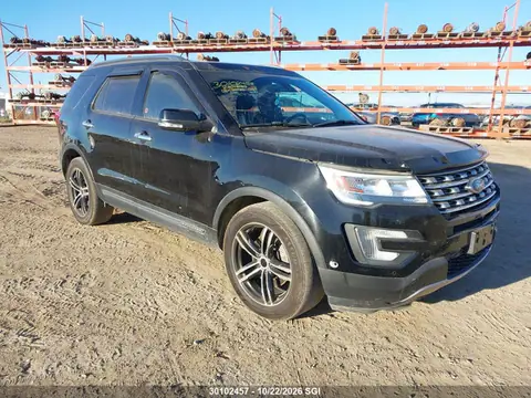 1FM5K8F80HGA04883 — 2017 Ford Explorer Limited, Grad (Hail), zdjęć przed naprawą