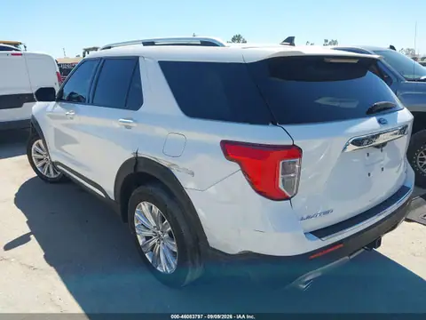 1FM5K7FW8MNA00837 — 2021 Ford Explorer Limited, photo 3 from IAAI 21.10.2026, Left front