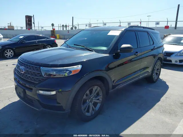 1FMSK7DH2MGA16561 — 2021 Ford Explorer XLT, фото 2 с аукциона IAAI 14.10.2026, Задняя часть
