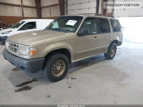2000 Ford Explorer Xls VIN 1FMZU62X1YZB71559 фото 3