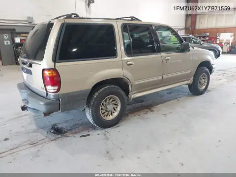 2000 Ford Explorer Xls VIN 1FMZU62X1YZB71559 фото 5