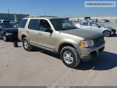 1FMZU63E92ZA01311 — 2002 Ford Explorer, Front and rear, before-repair photos