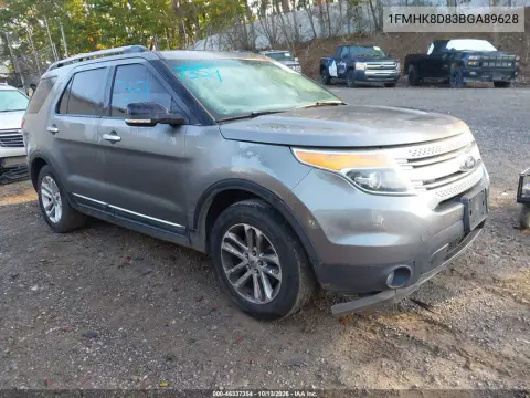 1FMHK8D83BGA89628 — 2011 Ford Explorer, Левый бок, фото до ремонта