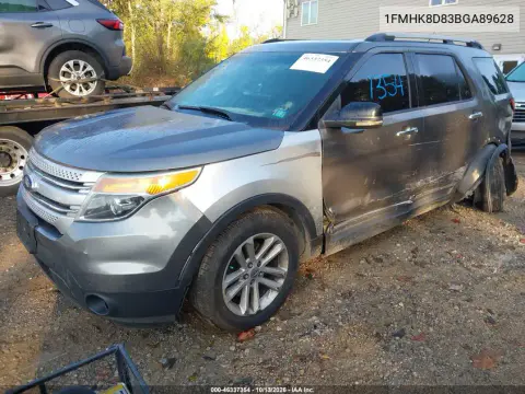 2011 Ford Explorer Xlt VIN 1FMHK8D83BGA89628 фото 3
