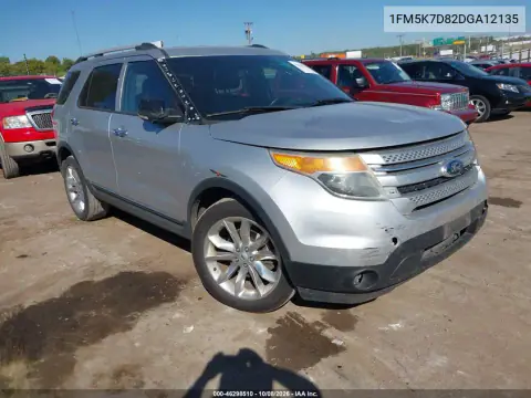 1FM5K7D82DGA12135 — 2013 Ford Explorer, Left side, before-repair photos