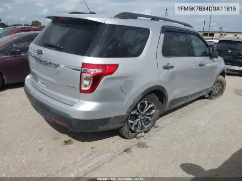1FM5K7B84DGA11815 — 2013 Ford Explorer, photo 4 from IAAI, Not reported