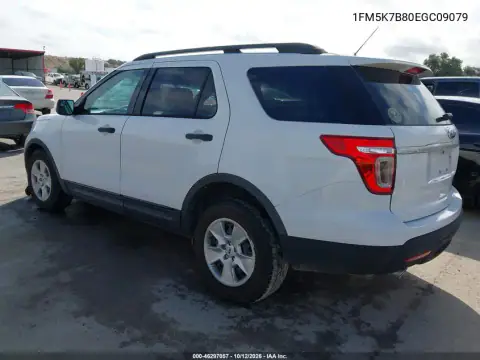 1FM5K7B80EGC09079 — 2014 Ford Explorer, photo 3 from IAAI, Right front