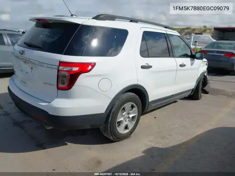 1FM5K7B80EGC09079 — 2014 Ford Explorer, photo 4 from IAAI, Right front