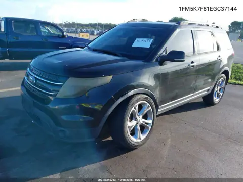 2014 Ford Explorer Limited VIN 1FM5K7F81EGC37144 фото 3