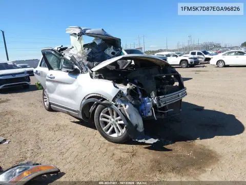 1FM5K7D87EGA96826 Ford Explorer 2014 — пошкодження Пошкодження з усіх боків, фото до ремонту