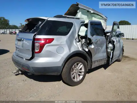 1FM5K7D87EGA96826 — 2014 Ford Explorer, фото 4 з IAAI, Пошкодження з усіх боків