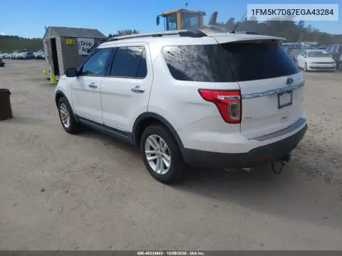 2014 Ford Explorer Xlt VIN 1FM5K7D87EGA43284 фото 4