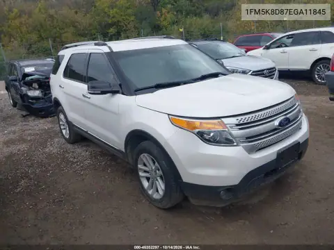 1FM5K8D87EGA11845 — 2014 Ford Explorer, photo 2 from IAAI, Normal wear