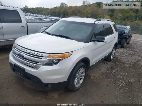 1FM5K8D87EGA11845 — 2014 Ford Explorer, photo 3 from IAAI, Normal wear