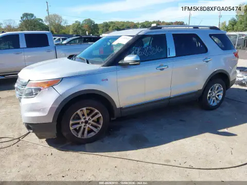 2015 Ford Explorer Xlt VIN 1FM5K8D8XFGA05474 фото 3