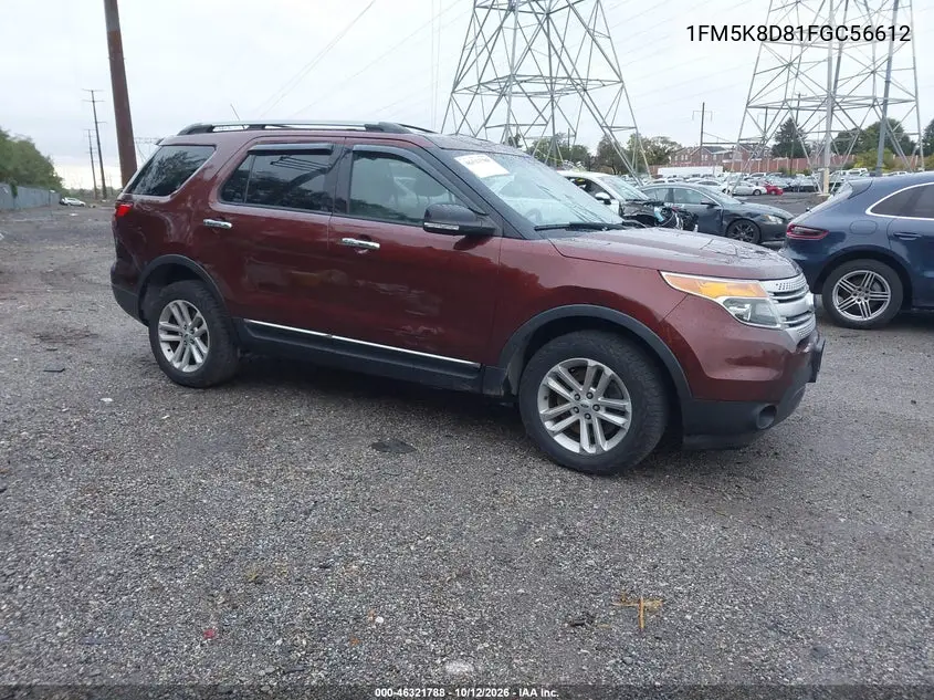1FM5K8D81FGC56612 — 2015 Ford Explorer, zdjęcie 2 z IAAI, Nie podano
