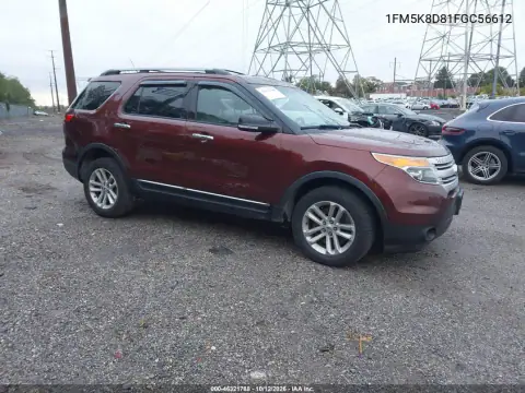 1FM5K8D81FGC56612 — 2015 Ford Explorer, Nie podano, zdjęć przed naprawą