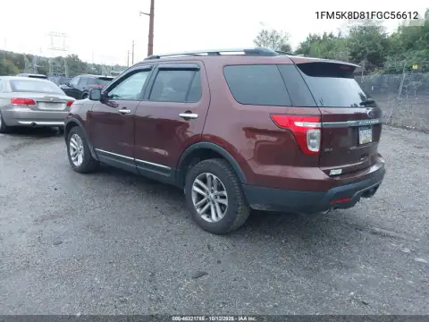 1FM5K8D81FGC56612 — 2015 Ford Explorer, zdjęcie 4 z IAAI, Nie podano