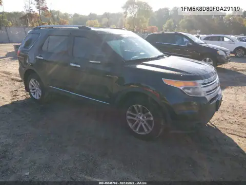 1FM5K8D80FGA29119 — 2015 Ford Explorer, Повреждения со всех сторон, фото до ремонта