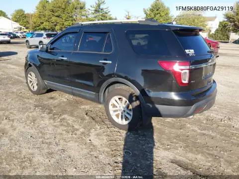 1FM5K8D80FGA29119 — 2015 Ford Explorer, фото 4 с аукциона IAAI, Повреждения со всех сторон