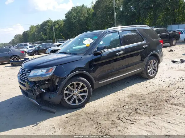 1FM5K7F80GGA36077 — 2016 Ford Explorer, photo 2 from IAAI, Left front