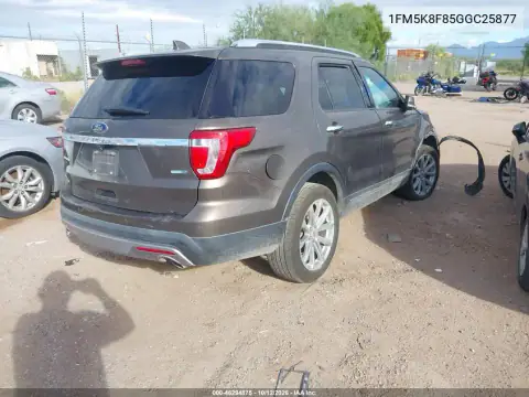 1FM5K8F85GGC25877 — 2016 Ford Explorer, фото 5 с аукциона IAAI, ПЕРЕДНЯЯ ЧАСТЬ
