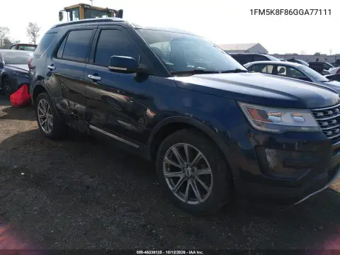 2016 Ford Explorer Limited VIN 1FM5K8F86GGA77111 фото 2