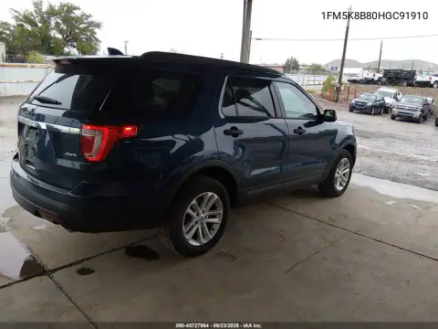 1FM5K8B80HGC91910 — 2017 Ford Explorer, фото 5 з IAAI 21.10.2026, Звичайний знос