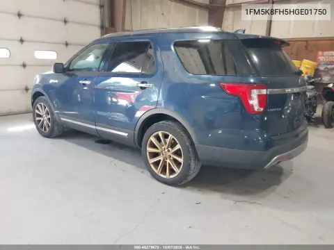 2017 Ford Explorer Limited VIN 1FM5K8FH5HGE01750 фото 4