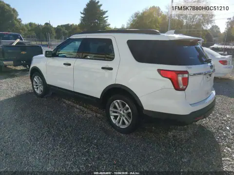1FM5K7B80HGC51210 — 2017 Ford Explorer, foto 4 de IAAI 02.11.2026, Desgaste normal