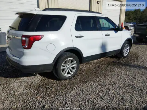 1FM5K7B80HGC51210 — 2017 Ford Explorer, foto 5 de IAAI 02.11.2026, Desgaste normal