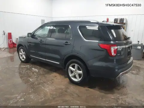 1FM5K8DH5HGC47530 — 2017 Ford Explorer, photo 4 from IAAI, Right front